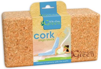 Wai Lana Green™ Cork Yoga Block