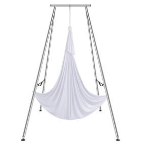 VEVOR Aerial Yoga Frame & Yoga Hammock, 9.67 ft Height Professional Yoga Swing Stand Comes with 6.6 Yards Aerial Hammock