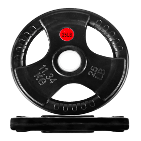 Only Supports Self Pickup Rubber Coated Cast Iron Plate Weight Plates For Strength Training And Weight Lifting, Standard Or Olympic, Multiple Sizes (Option: 25LB Pair)