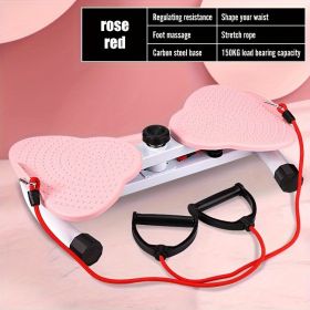 Waist Twist Exercise Machine, A Machine Designed For Weight Loss And Core Abdominal Exercises, With Foot Massage And Weight Loss Capabilities. It Is A (Option: Pink)