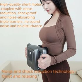 16 Head Fascia Gun, Full Body Massager, Instrument for Waist Back, Legs, Arm Muscle Relaxation, Home Multi-part Massage Gun (Color: Grey)